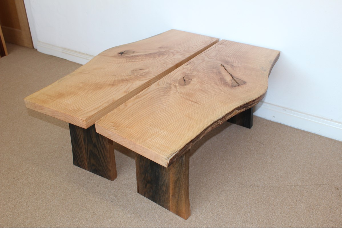 Pair of Oak Coffee Tables