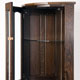 Corner cabinet in African wenge